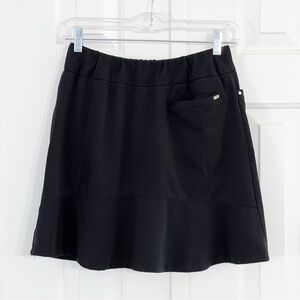 Tail Golf Skort Black Skirted Mini Skirt w Under Shorts Athleisure Sporty Small